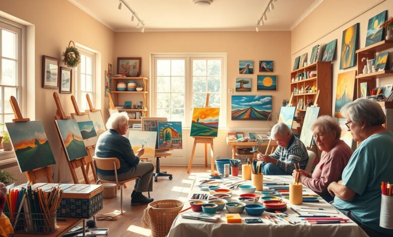 Art Therapy for Elderly Adults