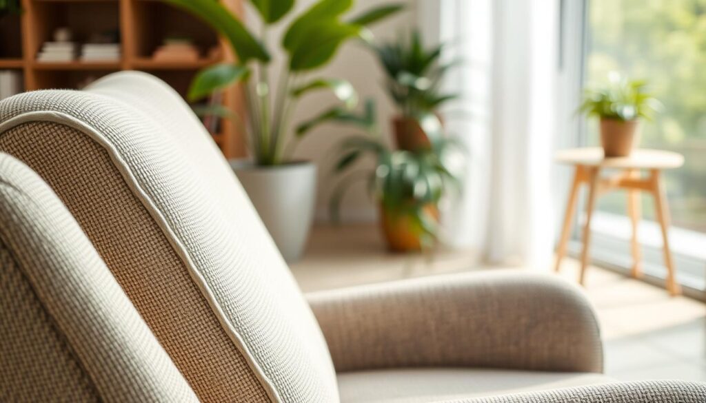 Breathable fabric upholstery