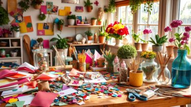 Crafting with recycled materials for seniors