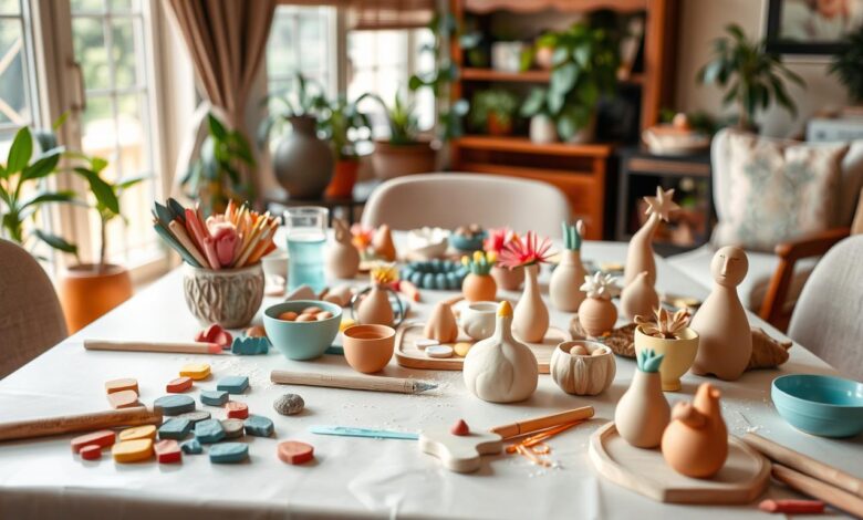 DIY clay crafts for seniors