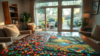 Jigsaw puzzles with large pieces for seniors