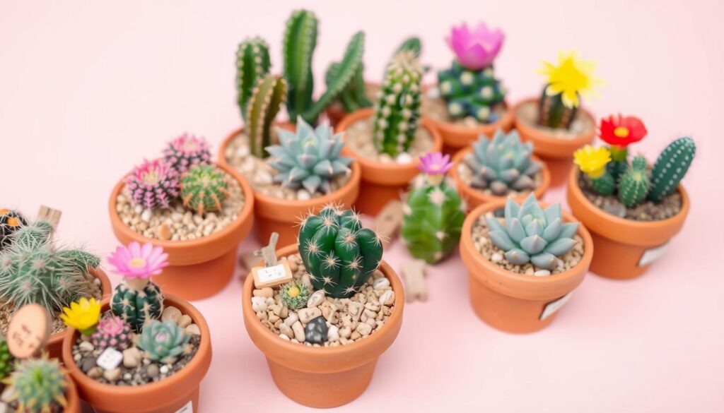 Miniature desert gardens