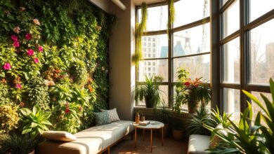 Vertical gardening for senior indoor spaces