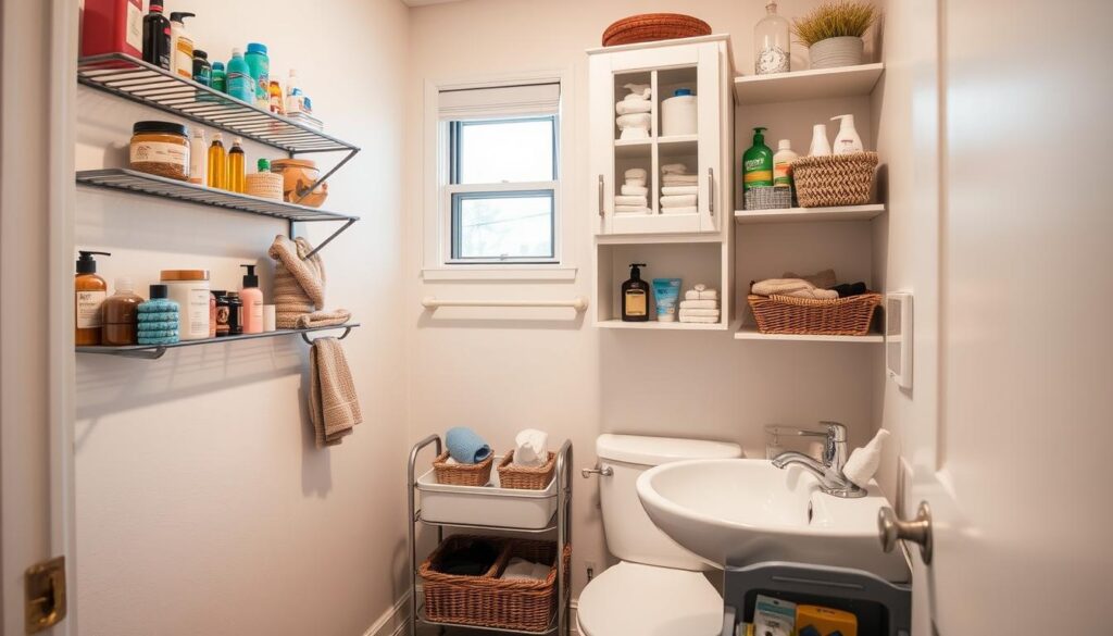 bathroom organization