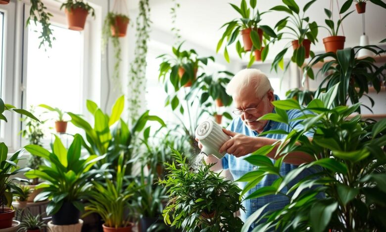 why are house plants beneficial for the elderly